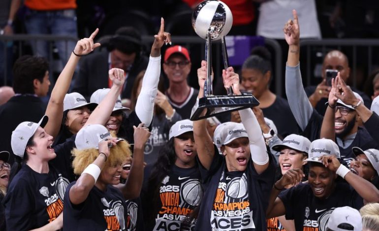  Aces sweep Mercury for third WNBA title in four seasons