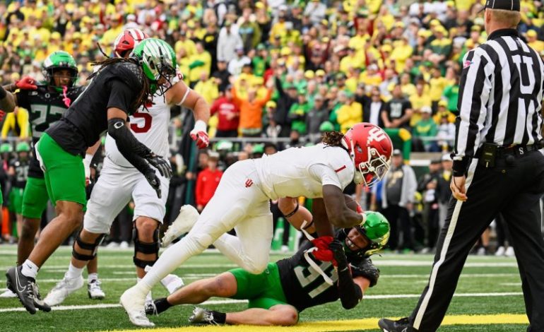  No. 7 Indiana upends No. 2 Oregon on road for signature win