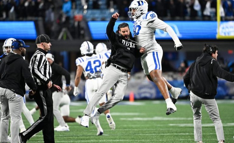  Duke coach: 8-5 Blue Devils ‘deserve to be in’ CFP after winning ACC