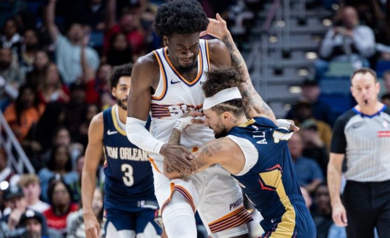  Two players ejected after Pelicans, Suns fight on court