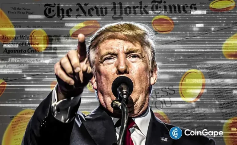  President Trump Allegedly Got Paid to Settle Crypto Cases: NYT Report