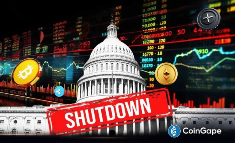  Top 3 Crypto Predictions Ahead of U.S. Government Shutdown Deadline in Jan 2026